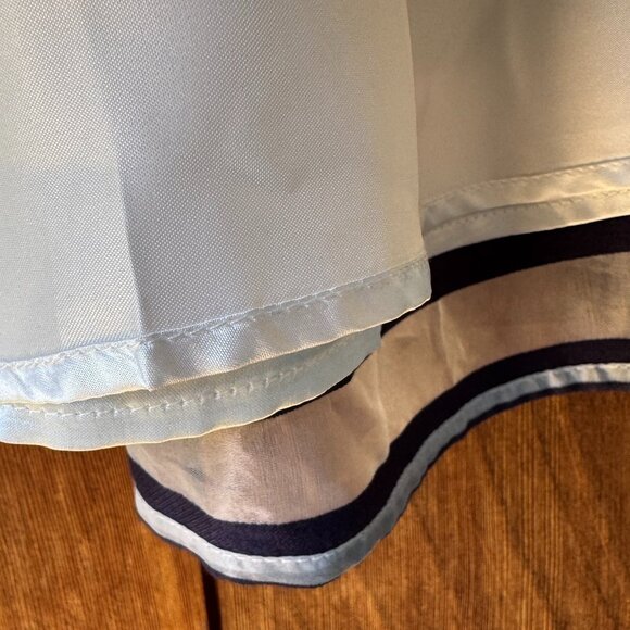 EUC ModCloth Navy and White Stripe Soiree Elation Skirt in Women's Large - Picture 6 of 9